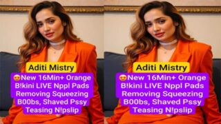 Orange Bikini Fuck Aditi Mistry Leaked Pussy MMS