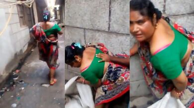 Open sex video of fucking tamil aunty in the street by making her a mare