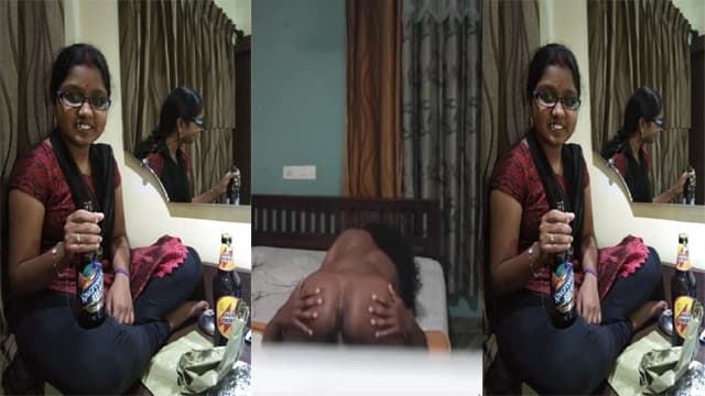 Tamil Drunk Aunty Self Recorded and Fucked by Lover