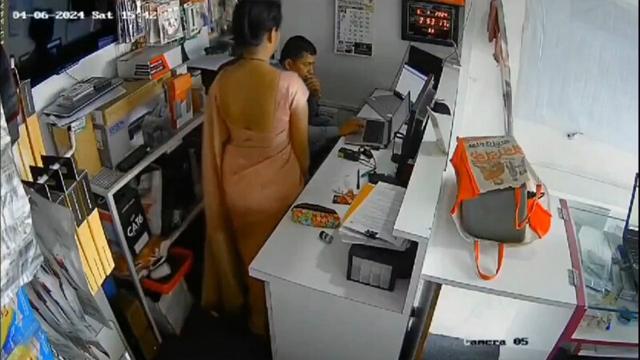 Desi Shop Manager Multiple Wife Sex Caught On CCTV