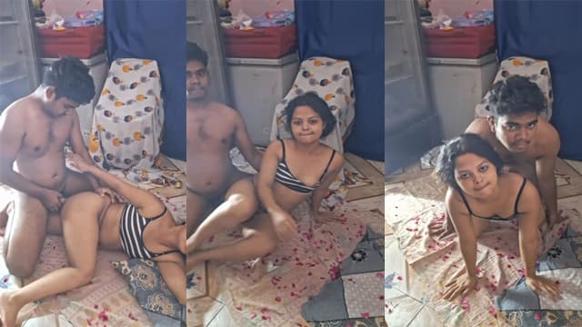 Newly Married Desi Couple Second Night Hardcore Sex