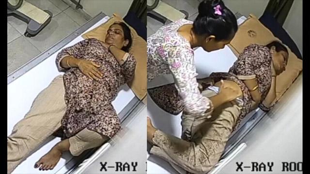 Tamil Aunty X-ray Room Nurse Hard Ass Injection Leak