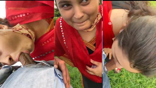 Telugu Desi Girl Intense Deep Blowjob Village Outdoor