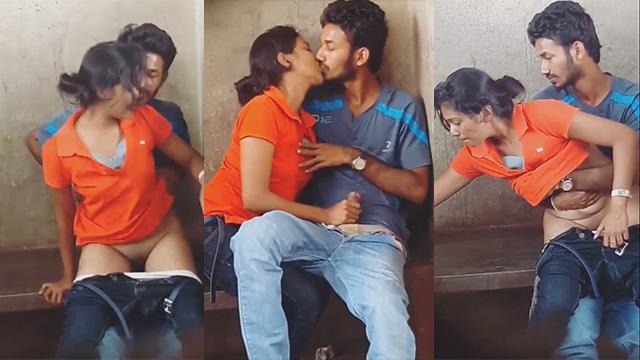 College Girl – Sucking Fucking BF In Outdoor Video