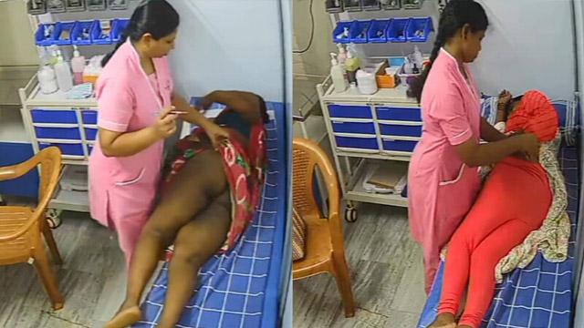Tamil Aunty Clinic Room Hard Inject Big Ass CCTV