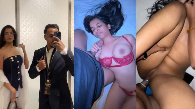 Horny Model Girlfriend Fucked Hard Server Office Desk